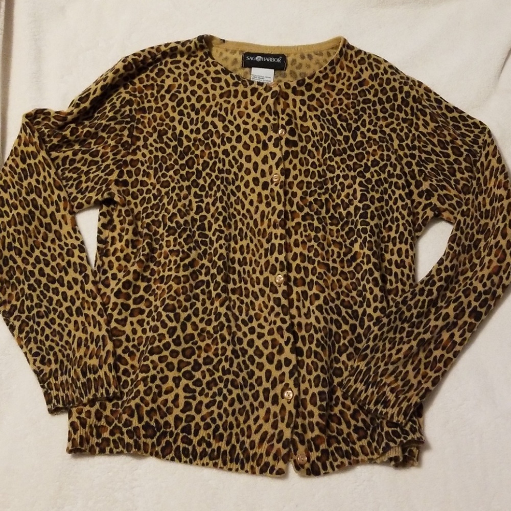 Leopard Print Cardigan